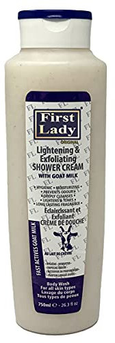 First Lady Goat Milk Skin Lightening & Exfoliating Shower Cream 750ml