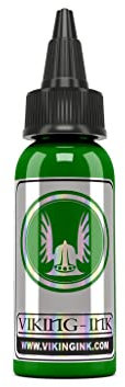 VIKING INK - GREEN 1oz (30ml) - Tinta para Tatuaje