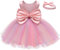 LZH Bébé Filles À Volants Dentelle Dos Nu avec Chapeaux, Bowknot Fleur Robes Pageant Fête De Mariage