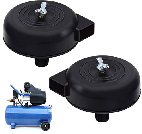 ZUOMENDY18 2pcs Kompressor Luftfilter Ersetzen Schalldämpfer Kompressor Ansaugfilter Luftkompressor Schalldämpfer Schalldämpfer Ersatz Luftkompressor mit 16mm Gewindeanschluss