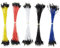 BGTXINGI 150Pcs 5 Colors 1Pin 2.54mm Male to Male Breadboard Jumper Wire PVC Soldering Brushless Motor Double-end Tinning Connector Cable(PCB Jump Circuit Board Cable Wire Set) 200mm