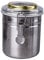 Hellery Edelstahl Zigarren Humidor Jar, Raucherzubehör, Zigarren Humidor, Digital Humidor Box Pfeifen Tabak Jar Etui für die Reise nach Hause