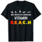 Volleyball Sport Beachvolleyball Vitamin Spruch T-Shirt