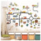 Little Deco Wandsticker Straßen Auto Wandtattoo Babyzimmer Fahrzeuge Transporte Bagger Kinderzimmer Wandaufkleber Wanddeko DL911-4