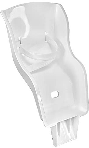 cyclingcolors Porte poupée vélo Enfant à Visser Coque Rigide Porte Poupon Doudou Promenade Balade, Blanc