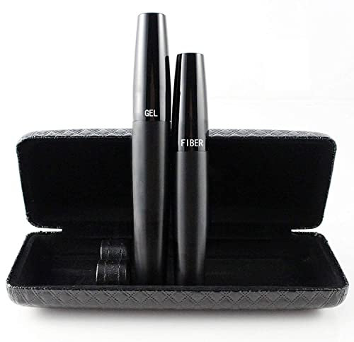 Youngfocus 3D Fiber Lash Mascara Waterproof, Luxuriös Längere Wimperntusche, Dichtere, Voluminöse Wimpern, Langanhaltend, Dramatische Erweiterung, Wischfest, Hypoallergene Formel-Beste Geschenk