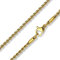 Treuheld® Gedrehte Zopfkette in 2 Farben | Halskette 2mm breit [02.] Gold