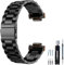 Hijiawee Bands Solid Stainless Steel Metal Strap Replacement for Casio G-shock DW-5600 GWM-5610 DWE-5600 DW-5305 DW9052 GA-110/120 GD-110 (Black)