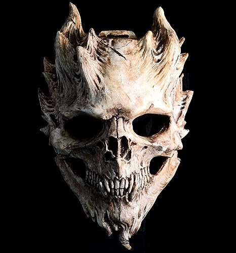 Infinity Gauntlet Halloween Demon Mask Full Head Skull Skeleton Ghostface Scary Devil Mask Cosplay Costume Props Adults