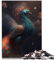 Puzzle für Erwachsene, schöner Pfau, 1000 Teile, Holzpuzzle, pädagogische Herausforderung für Teenager und Kinder, Größe: 50x75 cm