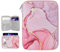 Dadanism 13 Pouces Housse Pochette pour Tablette pour iPad Pro 13 M4 2024, iPad Air 13 M3 M2, iPad Pro 12,9, Galaxy Tab S10+ Plus/S9 FE+/S9+ Plus 12,4, Remarkable Paper Pro 11,8, Rose Nuageux