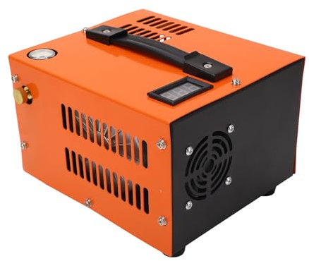 Compressore D'aria PCP Ad Alta Pressione 300 BAR, Pompa HPA 4500 Psi con Ventola di Raffreddamento per Immersioni, Gonfiaggio All'aperto