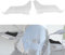 Motorrad Handschützer Handschild Protektor Handschutz Protektor Zubehör für BMW R 1300GS R1300 GS R 1300 GS R1300GS r1300gs 2023 2024 Motorrad Lenker Windabweiser (Durchsichtig)