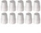 Radiator Valve Cap, Replacement White Radiator Cap, 4/10pc Radiator Valve Cap Easy Push-Fit Replacement Valve Cover, Easy To Install(10pc)