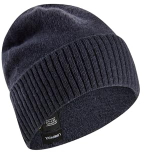 camel active Herren Beanie aus Reiner Lammwolle Navyblau, Menswear-OS