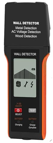 SURLABA Leitungssuchgerät 3in1, XF-5000H Multifunktional Leitungsfinder Leitungssucher Ortungsgerät bis zu 10cm, Wand Kabelfinder Scanner für Stromleitungen, Metall, Balken und Holz