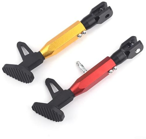 Motorrad-Ständer aus Aluminium sorgt für eine stabile Parkposition (rot)