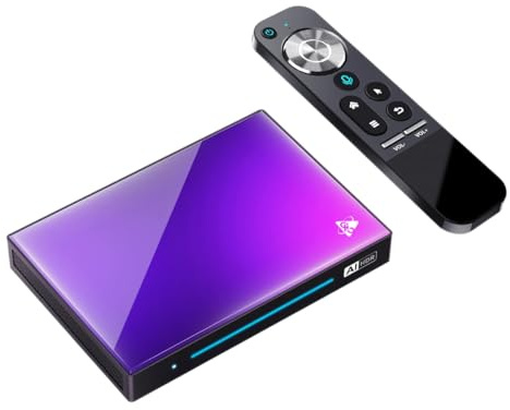 H96 MAX 8K TV Box Android 13/11 – 4 GB RAM + 32 GB ROM | Resolución 8 K UHD | Wi-Fi 6 Dual Band + Ethernet Gigabit | CPU RK3528/RK3576 Quad Core | Smart TV Box