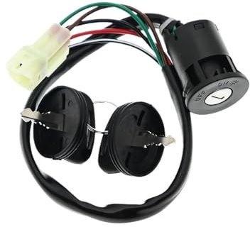 PIGLOLKINY Interrupteur de verrouillage électrique universel for moto/quad, compatible for Kymco 150 MXU 35010-LCA4-90A