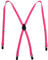 CTM Damen Hosenträger, elastisch, Clip-Ende, 1/2 Zoll Gr. Einheitsgröße, neon pink