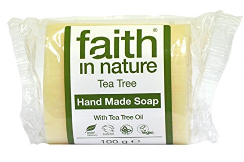 Faith In Nature Hand Made Tea Tree Soap With Tea Tree Oil 100g