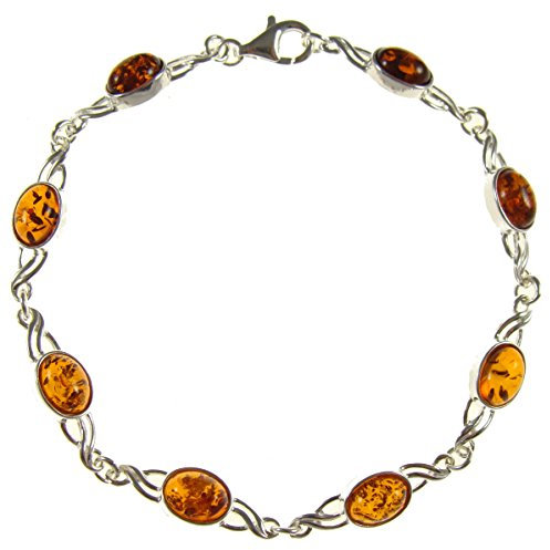 925er Sterling Silber - Bernstein Armband/Schmuck/Armschmuck/Charms
