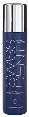SWISSDENT PURE Mundspülung Mundwasser 300ml | Natürliche Gesunde Zahnfleisch & Zähne