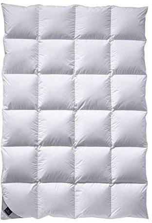 billerbeck Daunendecke | Catalina | 135 x 200 cm | 100% Daunen | Optimale Wärme- und Feuchtigkeitsregulierung | Hausstauballergiker geeignet | warm