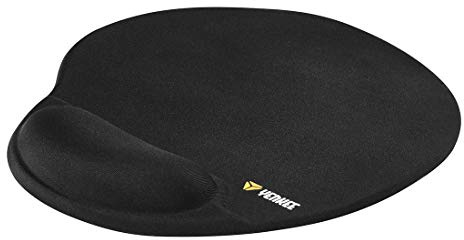 Yenkee YPM 4000BK Mauspad, schwarz, Gel Mouse pad, schwarz