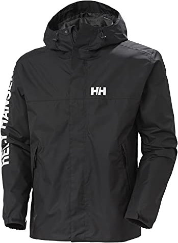 Helly Hansen Herren Ervik Jacke, M, Schwarz