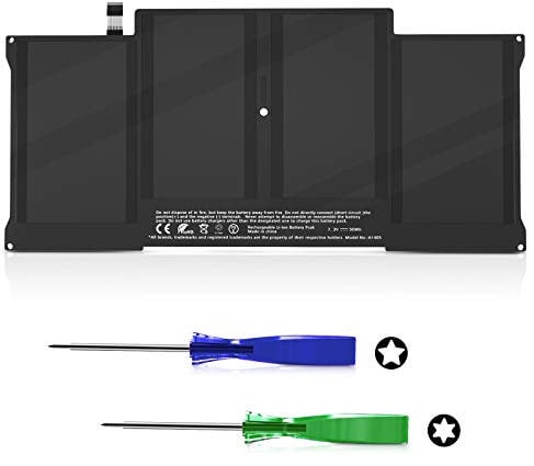 A1405 A1466 Akku- für MacBook Air 13 Zoll A1466 A1369 (Mitte2011,2012,2013,Anfang 2014,2015, Ende 2010,2017) by DREAMME [A1496 A1377 Akku, 7,6V/55 Wh]