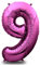 Envami® Palloncino XXL Rosa per Compleanno - Gigante in Pellicola da 101 cm | Decorazione Compleanno | Palloncino Numero per Ragazza