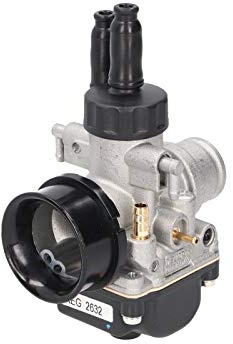 Vergaser Dellorto PHBG 21 DS Getrenntschmierung | 21mm Durchlass; AS 25mm, LF 32/38mm mit Adapter, Zugchoke, Hauptdüse M5 #092, Nadel W7, Schwimmer 4,0g, Düsenstock 262AU