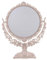BESPORTBLE Tischspiegel Kosmetikspiegel Kunststoff Glas Vintage Retro Doppelseitige Make Up Spiegel Runde Spiegel Dekospiegel fürZuhause Badezimmer Schlafzimmer Tisch Dekoration