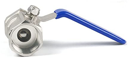 JUN-STORE Kugelhahn DN8 SS304 Edelstahl 1 Stück Kugelhahn 1/ 4inch Bsp Senmiao-Th.