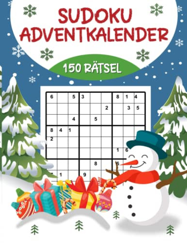 Sudoku Adventskalender: Der große Rätsel Adventskalender für Erwachsene - 150 Rätsel leicht bis schwer, Sudoku Adventskalender für Senioren