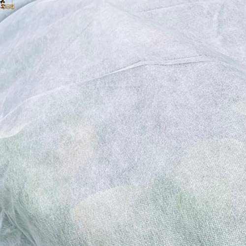 BricoLoco.com Manta de Malla térmica antiheladas para Plantas, Cultivos, huerto, jardín. Tela Tejido geotextil Invernal protección contra heladas, frío, Escarcha. 17 grs./m2. (2 x 5 MTS.)
