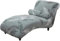 QHDXL Stretch Relaxliege Schonbezug ohne Armlehnen Elastische Chaiselongue Schonbezüge Abdeckung Liegesessel Bezug Sofabezug rutschfest Relaxsessel Bezüge Hellgrau (Color : Color-24)