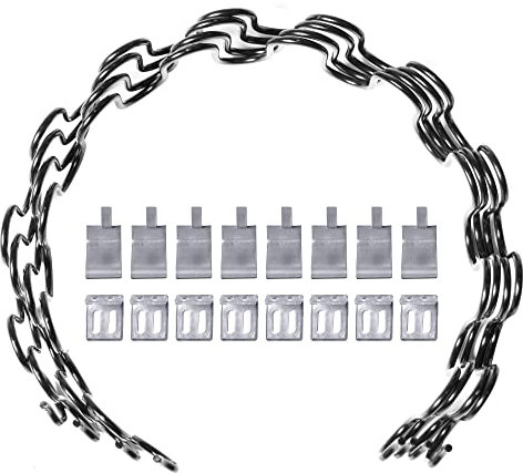 Yoogu Ersatzfeder für Sofas, Stuhl, Polsterung, inkl. Clips, 4 Stück, für Möbel, Couch, Reparatur oder andere Anwendungen, 58,4 cm