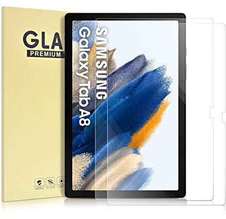 KATUMO [2 Pack] Screen Protector for Samsung Galaxy Tab A8 (10.5-Inch, 2021 2022), Tempered Glass Film Protective Screen for SM-X200/X205/207