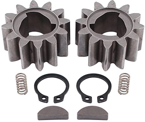 ApplianPar Kit de engranajes de transmisión de 12 dientes para Honda HRR216 HRS216 cortacésped 12T engranaje de piñón 42661-VE2-800 42672-VE2-800 llaves clips de resortes