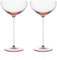 Sister.ly Drinkware Pink Coupe Glasses / Pink Coupe Champagne Glasses, Set of 2, 8 oz. - Celebrate Life One Glass at a Time