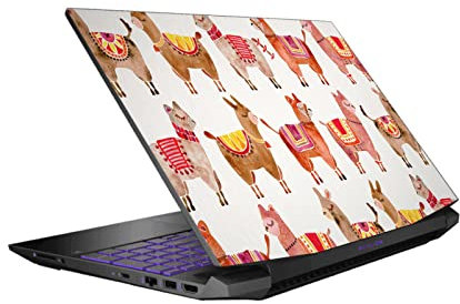 Head Case Designs Offizielle Cat Coquillette Alpaka Tiere Vinyl Haut Aufkleber Abziehbild Abdeckung kompatibel mit HP Pavilion 15.6 15-dk0047TX