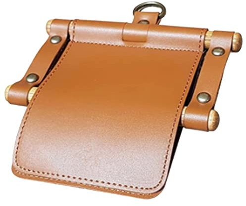 DITUDO Sosoport Toilettenpapierhalter Hängender Toilettenpapierspender Leder Rollenpapierhalter Toilettenpapierhalter Camping Rollenpapierhalter Natürliches Badezimmerzubehör