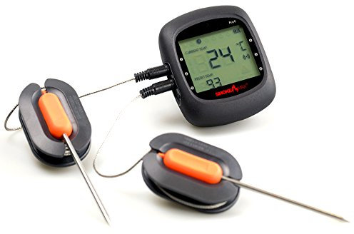 SmokeMax PRO6-6 Channel Wireless BBQ APP Thermometer (SmokeMax PRO6 inkl. 2 Standard-Fühlern)