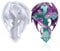 HyzaPhix 3D Drachen Resin Silikonform Groß Drache Epoxidharz Formen Kristall Silikon Gießform Dragon Cross Silicone Mold für DIY Handwerk Drachen Ornament Wanddekoration Wohnkultur