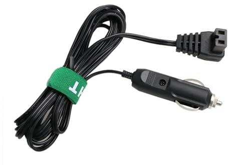 HangTon Stromkabel für Autokühlschrank Kühl-Gefrierkombination Alpicool AstroAI Bodega Dometic Mobicool 12V 10A DC 3m