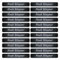 Klebeetiketten - Aufkleber 46x7 mm 60 Stück - Black Space - mit Wunschtext - Name - personalisiert - Namensaufkleber - für Jugendliche - Firma - Universität - Schule - Kinder - KITA