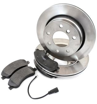 BOSCH Bremsen Set Bremsscheiben Scheibenbremsen Ø303 belüftet beschichtet vorne + Bremsbeläge Bremsklötze für Amarok