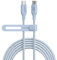 Anker 543 USB C to USB C Cable (240W, 10ft), USB 2.0 Bio-Nylon Charging Cable for MacBook Pro 2020, iPad Pro 2020, iPad Air 4, Samsung Galaxy S22, and More (Misty Blue)